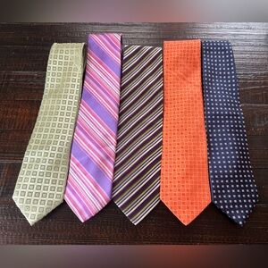Lot of 5 Silk Ties